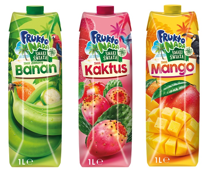 Fruktonada Napój smaki świata 1L sort
