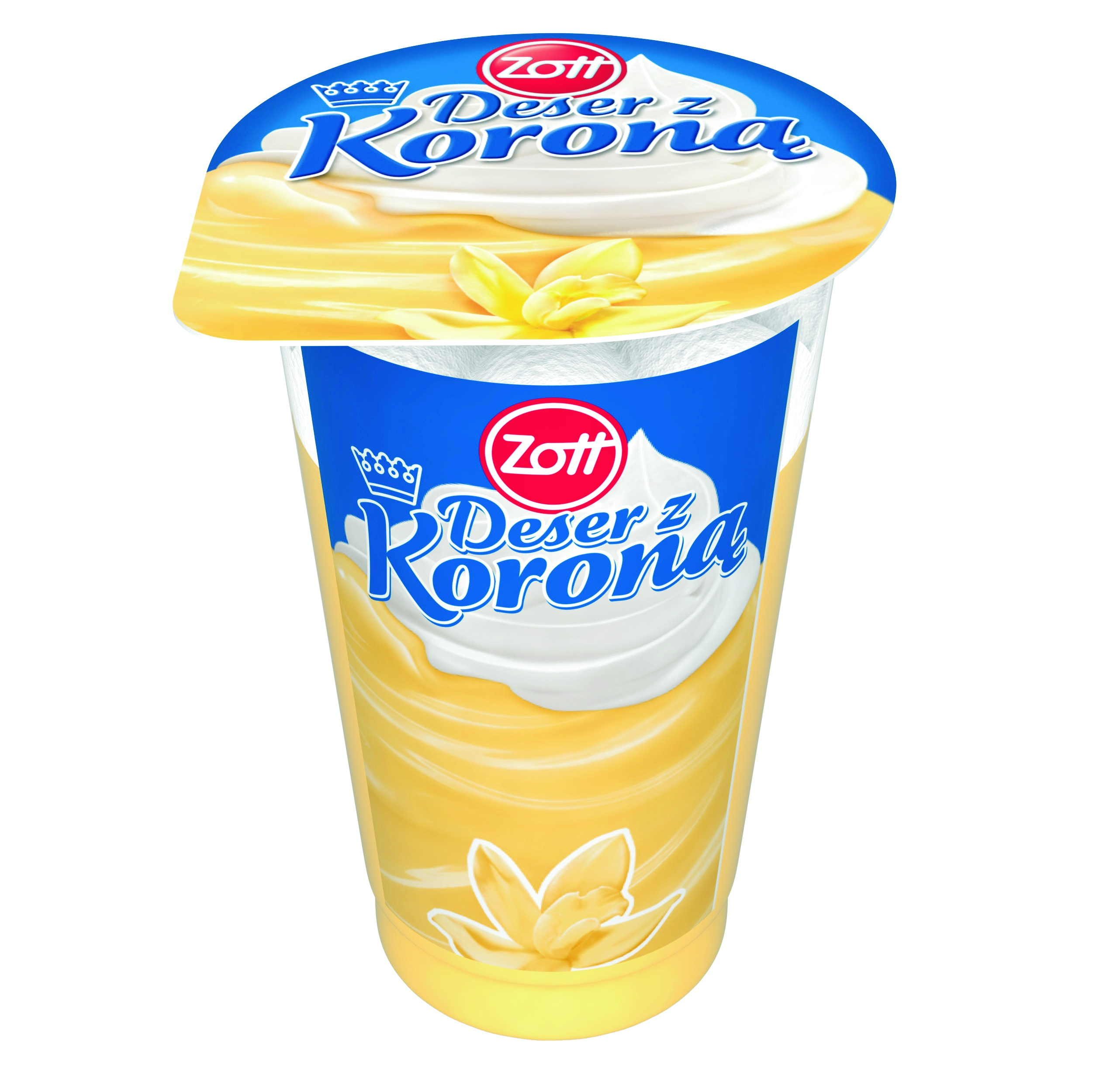 Deser o smaku waniliowym z Koroną  Zott175g esklep.polomarket.pl