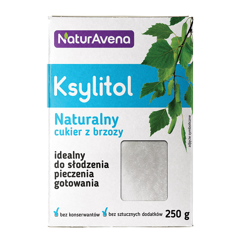 Ksylitol naturalny  Cukier z brzozy Naturavena  250g