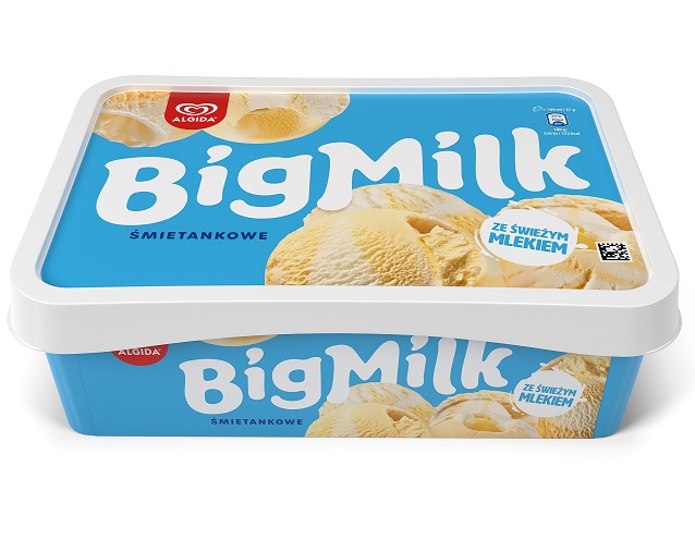 Lody Big Milk śmietanka 1L