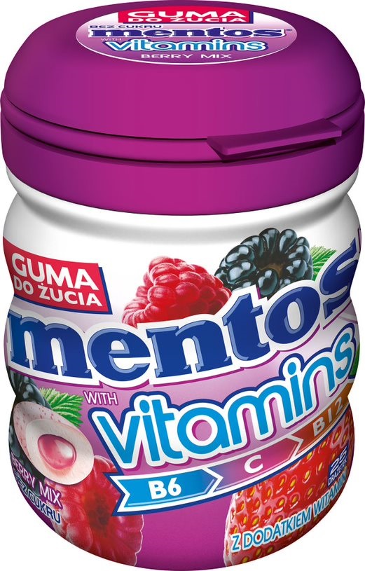 Gumy Vitamins Berry mix Mentos 50g