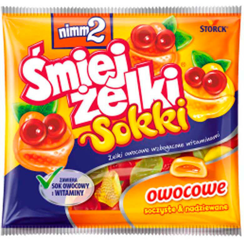 Żelki Śmiejżelki Sokki owocowe Nimm2 90g esklep.polomarket.pl