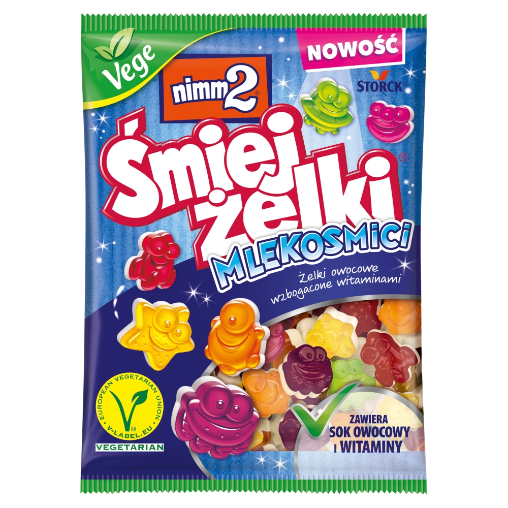Żelki Mlekosmici Śmiejżelki 90g esklep.polomarket.pl