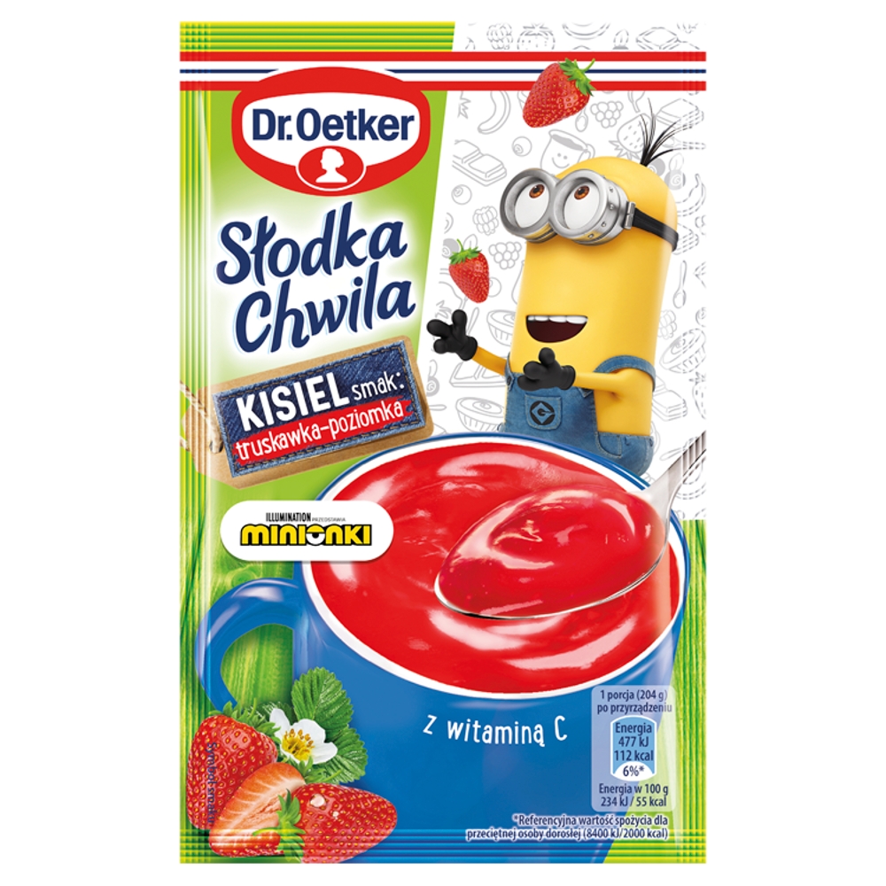 Kisiel Minionki truskawka-poziomka Słodka Chwila 29g