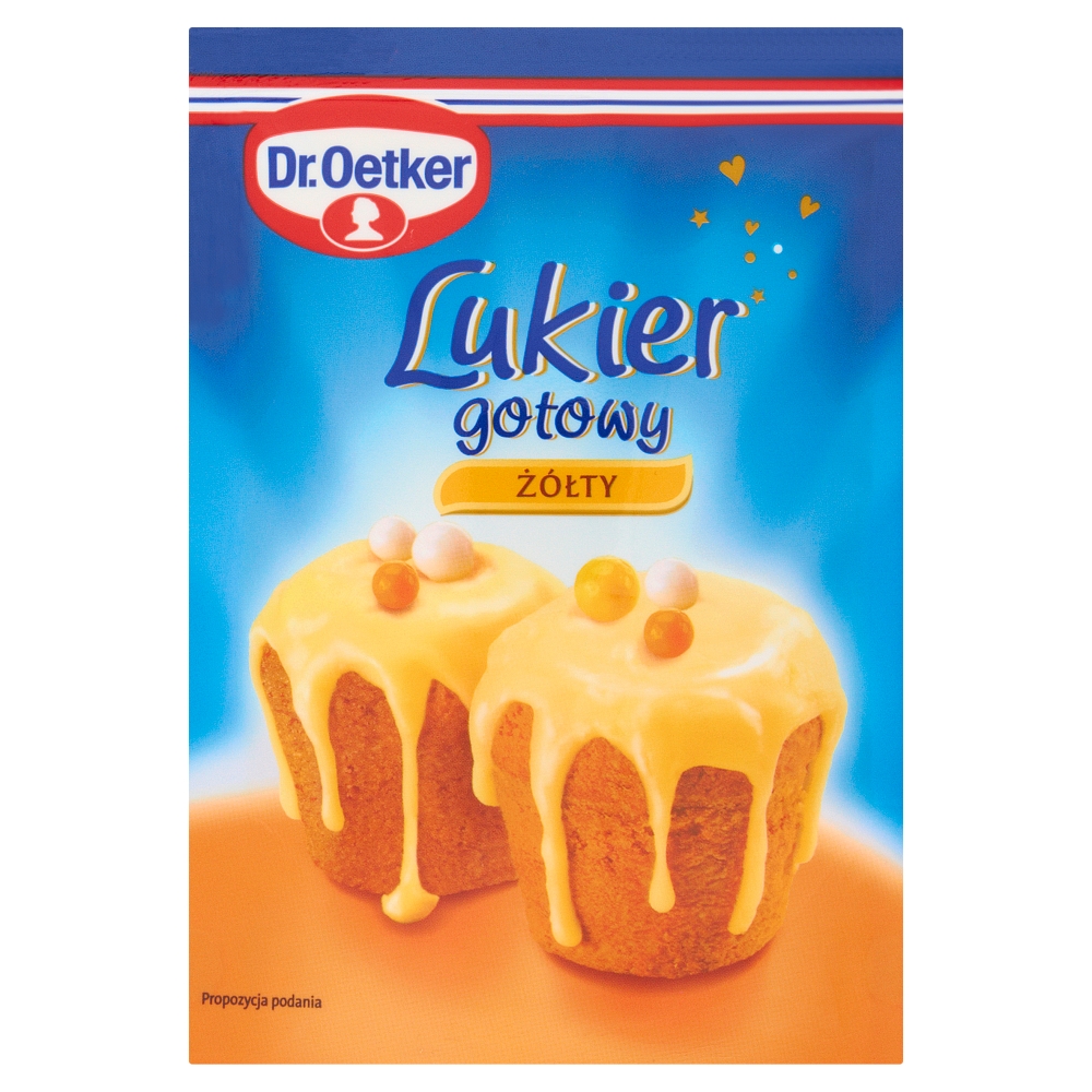 Lukier do ciasta żółty Dr.Oetker 100g