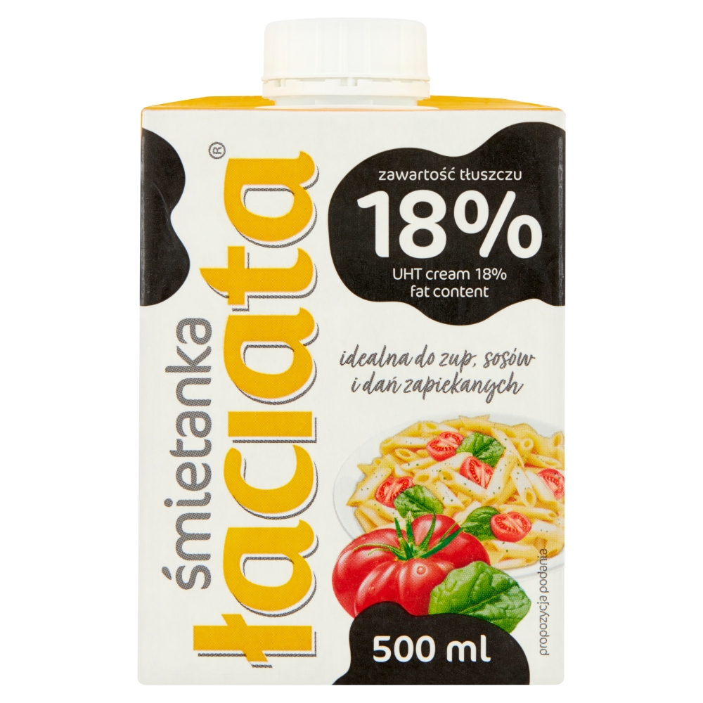 Śmietanka Łaciata  18% 500ml esklep.polomarket.pl