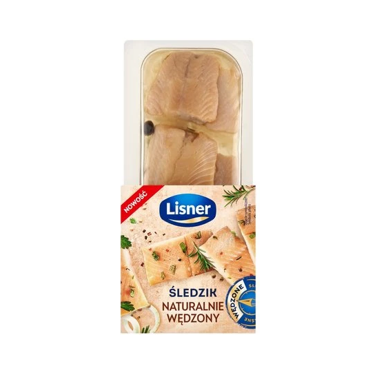 Śledzik naturalnie wędzony Lisner 170g