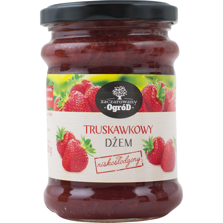 Dżem truskawkowy niskosłodzony Zaczarowany Ogród 280g