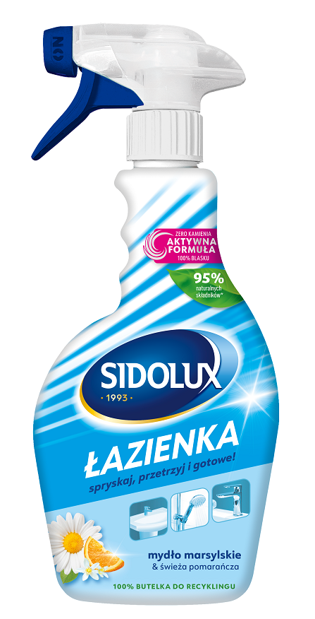 Spray Łazienka Triger Mydło Marsylskie &Świeża Pomarańcza Sidolux 500ml esklep.polomarket.pl