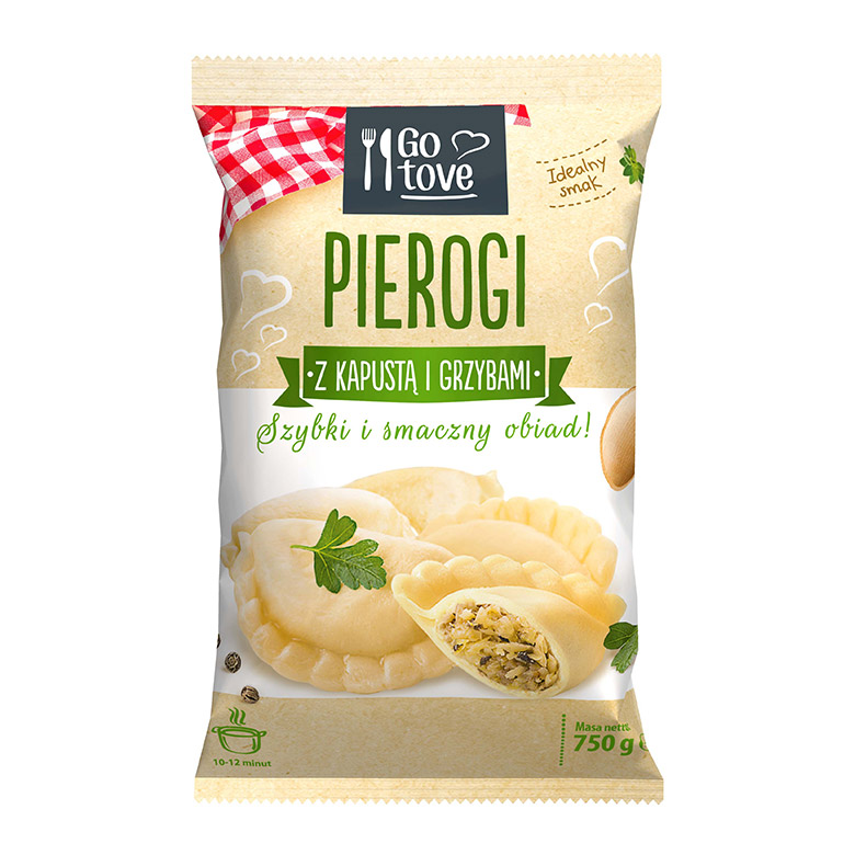 Pierogi z kapustą i grzybami Go tove 0,75kg