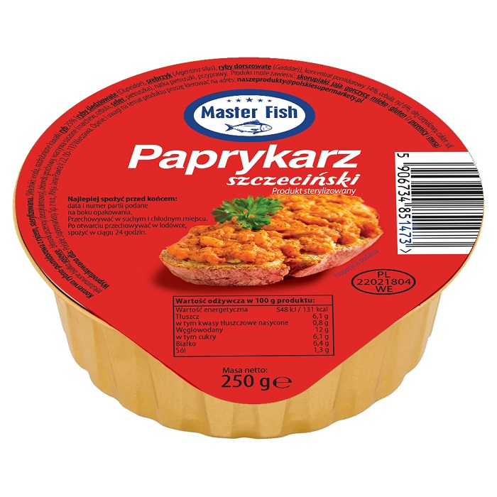 Master Fish paprykarz szczeciński 250g
