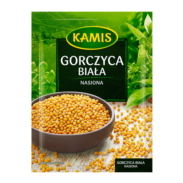 Przyprawa gorczyca biała Kamis 30g esklep.polomarket.pl