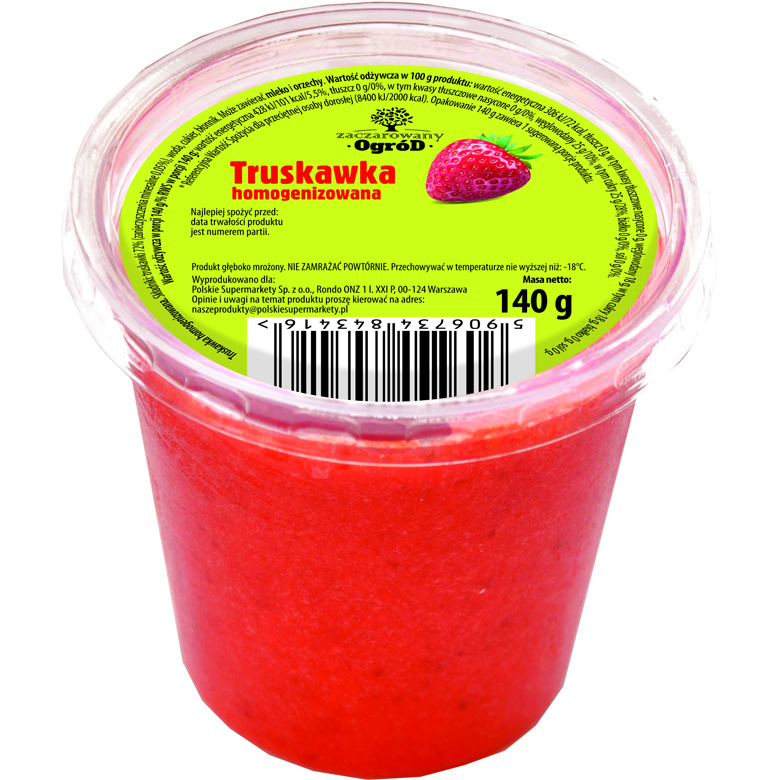 Truskawka homogenizowana Zaczarowany Ogród 140g