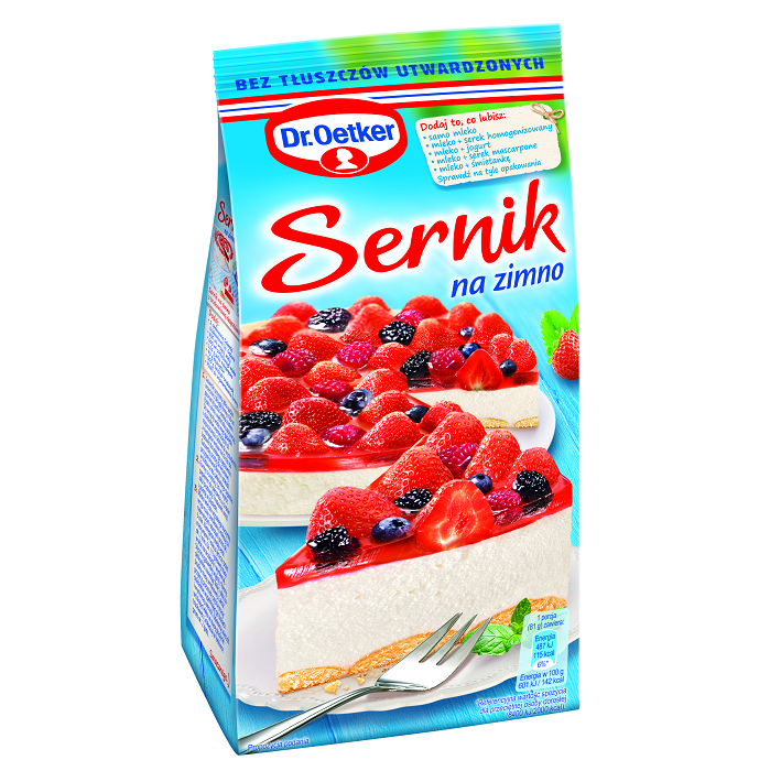 Ciasto Sernik na Zimno Dr.Oetker 195g esklep.polomarket.pl