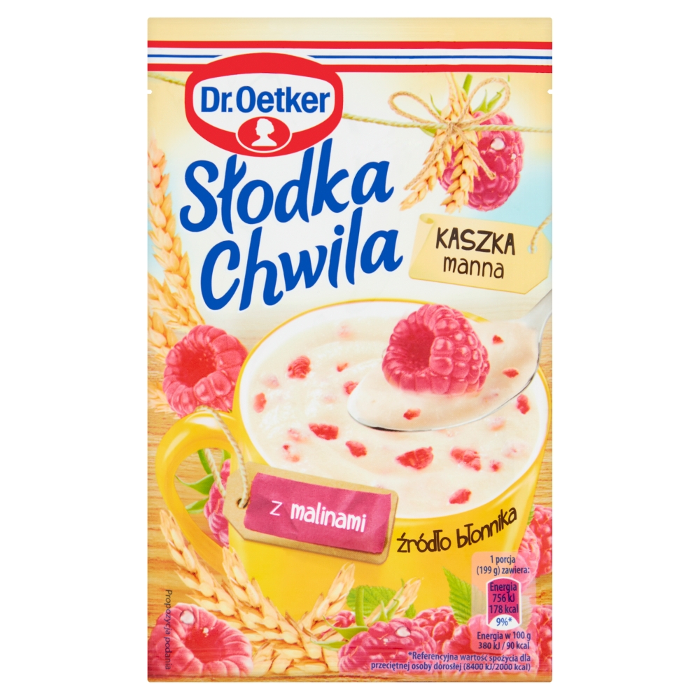 Kaszka Manna Słodka Chwila Malinowa 49g esklep.polomarket.pl