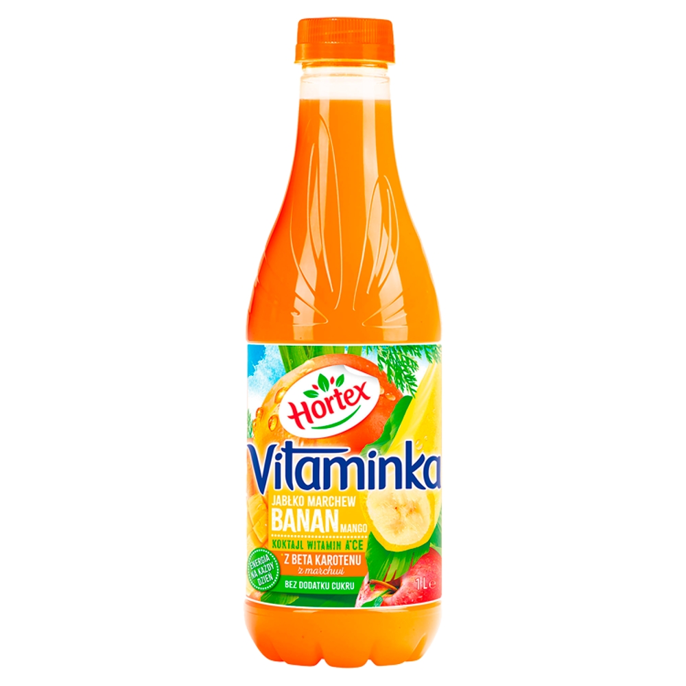 Sok Vitaminka Marchew Jabłko Banan Mango Hortex 1l PET esklep.polomarket.pl