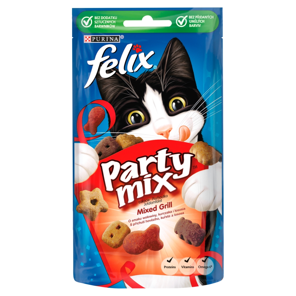 Karma dla kota FelixPartyMixed Grill 60g esklep.polomarket.pl