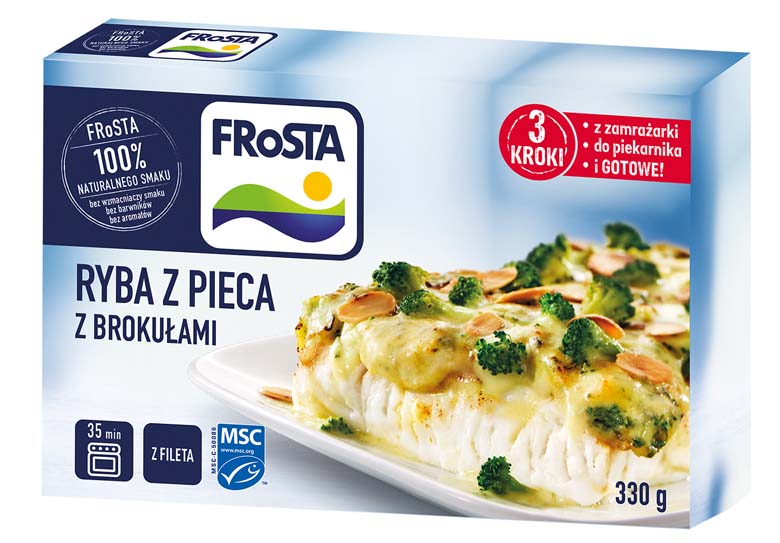 Ryba z pieca z brokułami Frosta 330 g