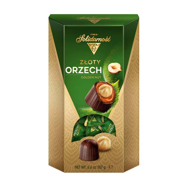 Czekoladki  Złoty Orzech Solidarność 187g