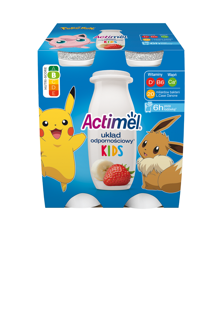 Napój mleczny Actimel Truskawka-Banan 4x100g