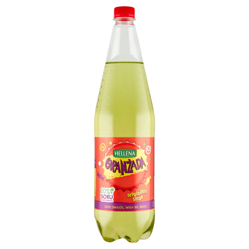 Oranżada zielona 20% soku Hellena 1,25l