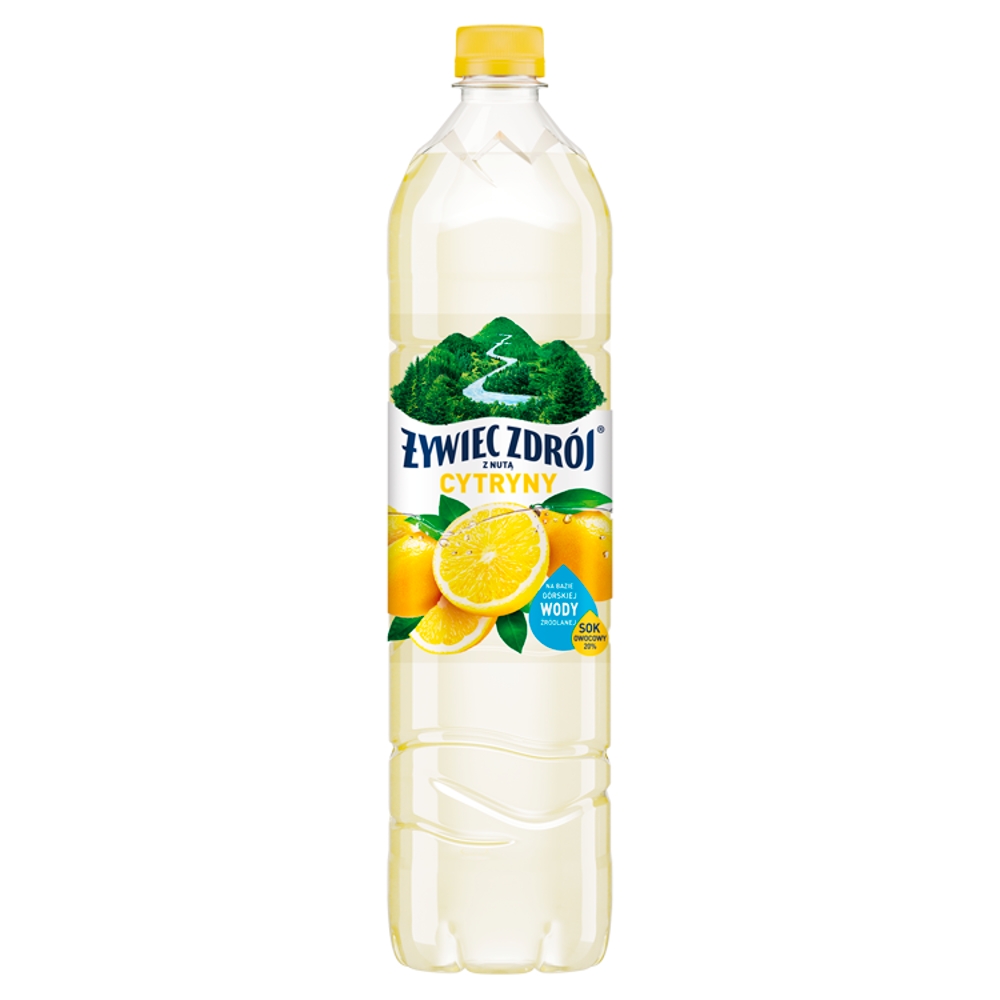 Napój Z Nutą Cytryny z sokiem Żywiec Zdrój 1,2l esklep.polomarket.pl