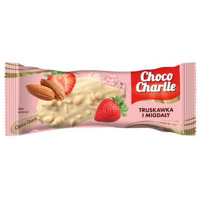 Choco Charlie lody waniliowe w białej czekoladzie z migdałami 120ml