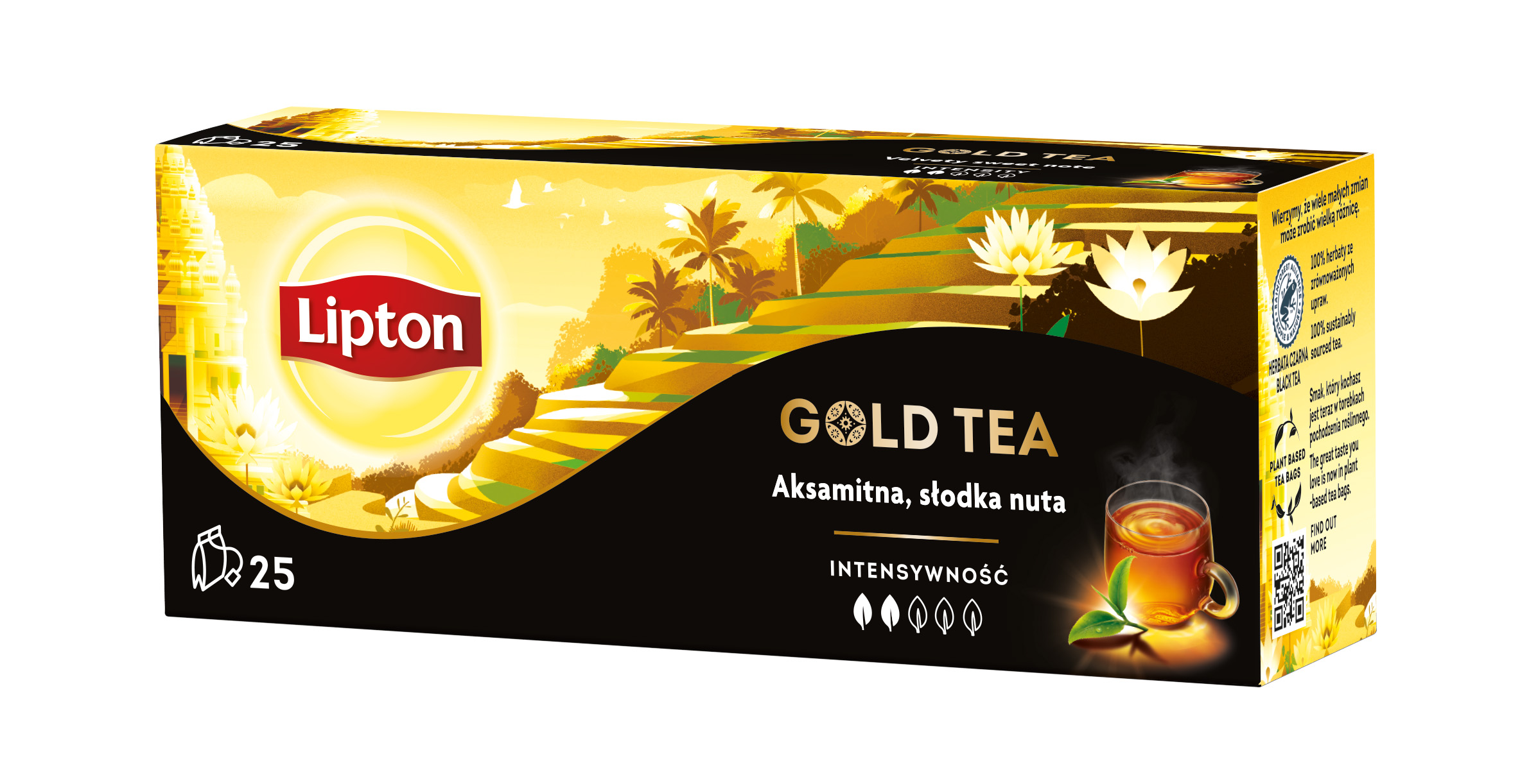 Herbata Lipton Gold 25x1,5g esklep.polomarket.pl