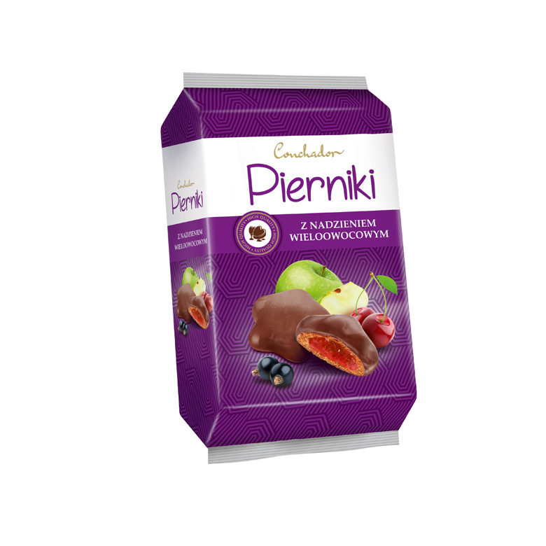 Pierniki z nadzieniem wieloowocowym Conchador 200g