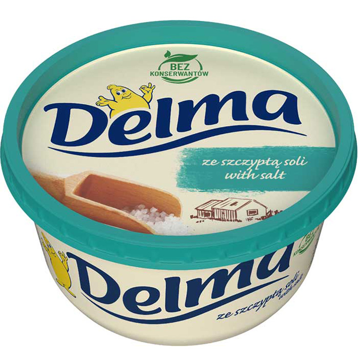 Margaryna Delma ze szczyptą soli 450g