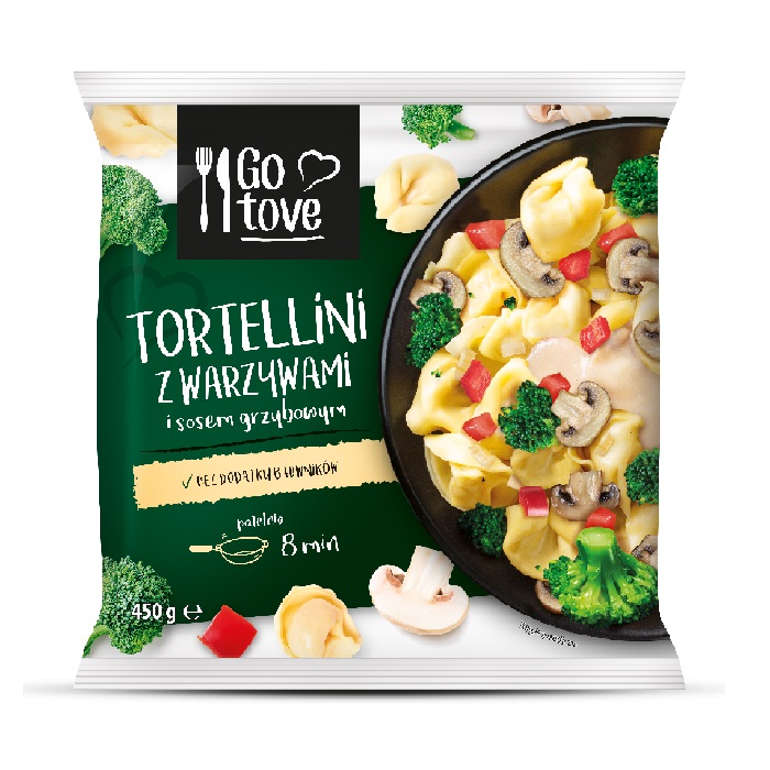 Tortellini z warzywami i sosem pieczarkowym Go tove 450g