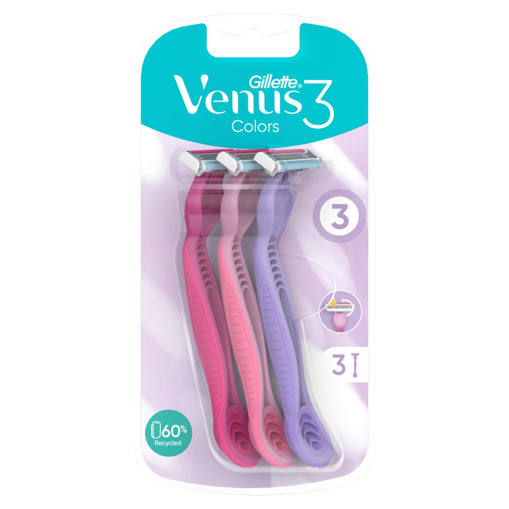 Maszynka 3 Colors Gillette Venus 3szt