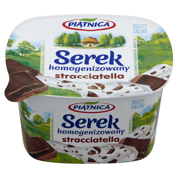 Serek homogenizowany straciatella/kokosmix Piątnica150g esklep.polomarket.pl