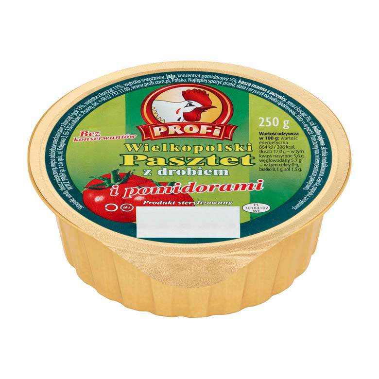 Pasztet Profi Wielkopolski firm.pom.250g esklep.polomarket.pl