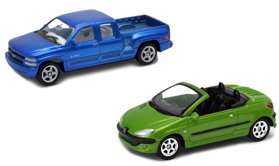 Welly 1:60 cars box