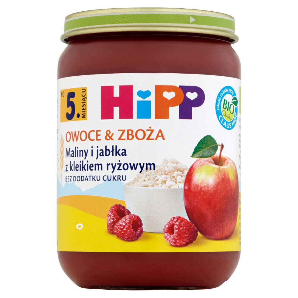 Deser Hipp Bio ma-k.ryż./ba-bisz mix190g esklep.polomarket.pl