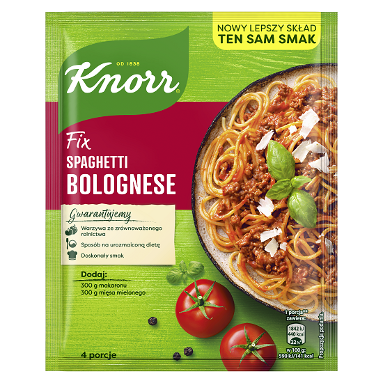 Fix Spaghetti Bolognese Knorr 41g esklep.polomarket.pl