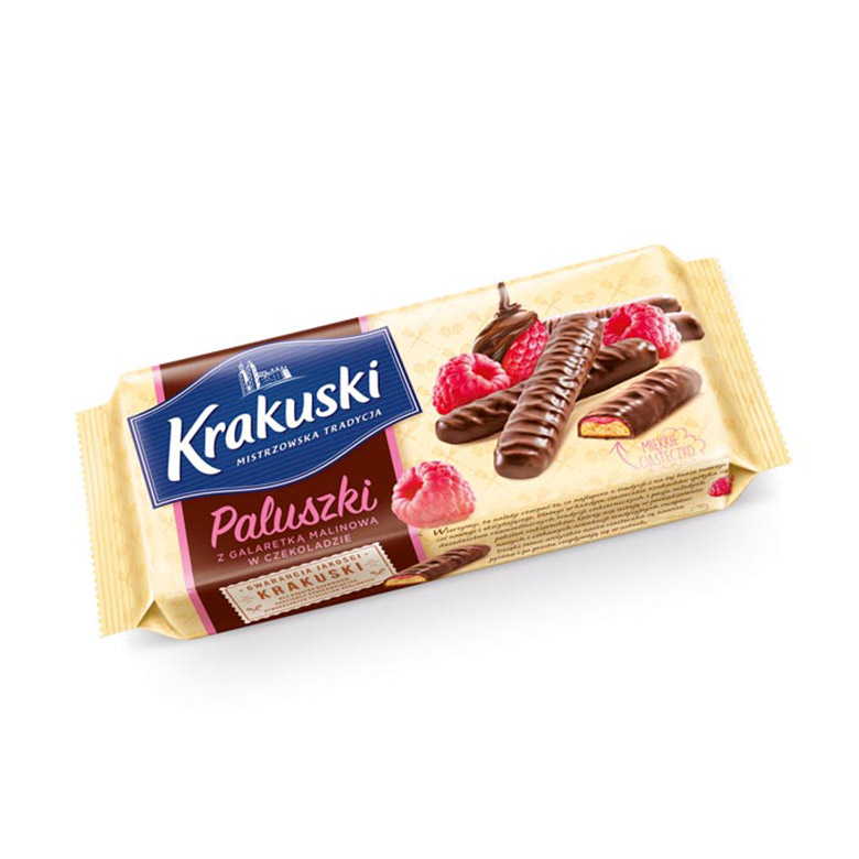 Paluszki pomarań w czekol.Krakuski 144g
