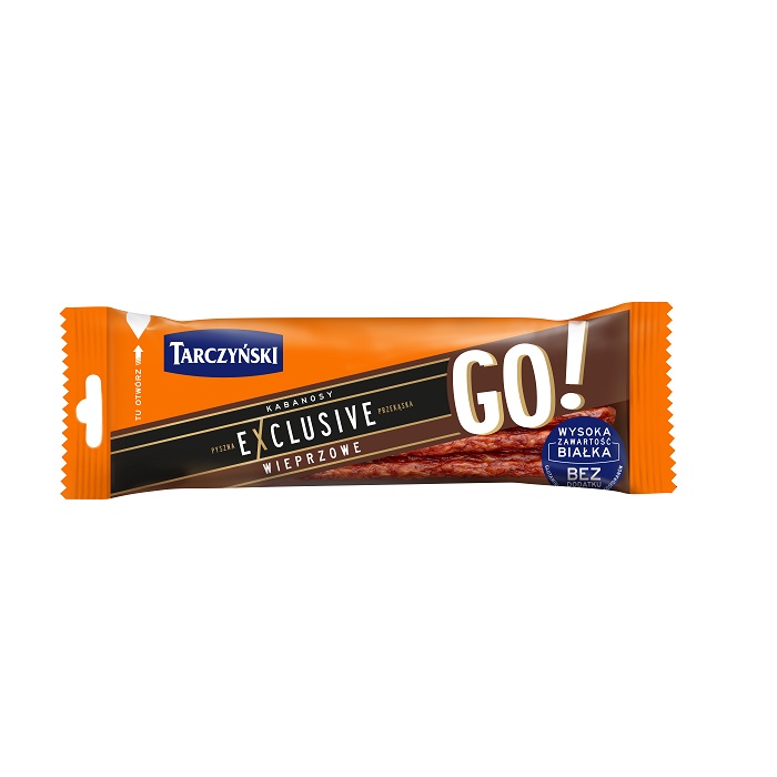 Kabanos Exclusive Wieprzowy GO 50g esklep.polomarket.pl