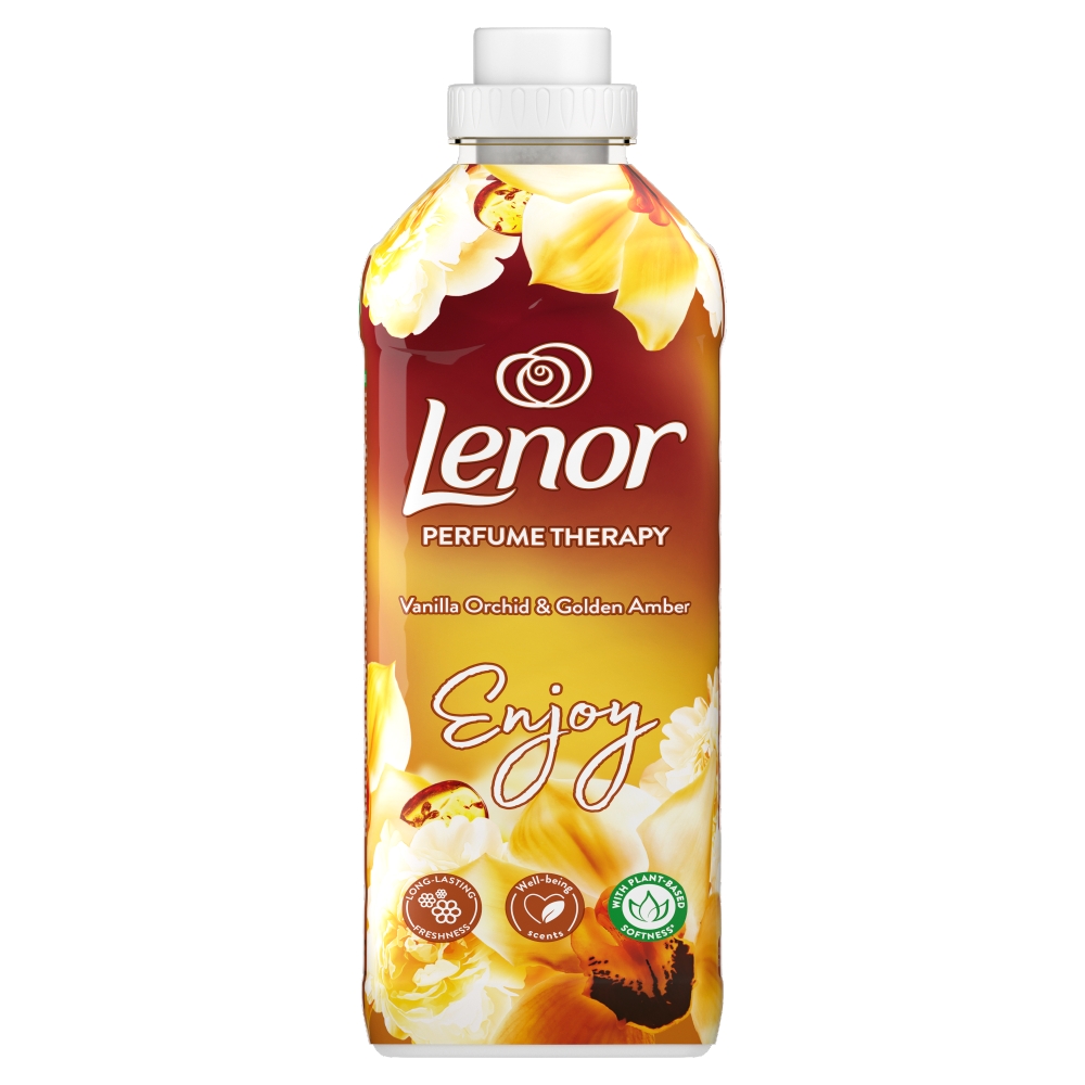 Płyn do płukania tkanin Vanilla Orchid &Golden Amber 37 prań Lenor 0,925l esklep.polomarket.pl