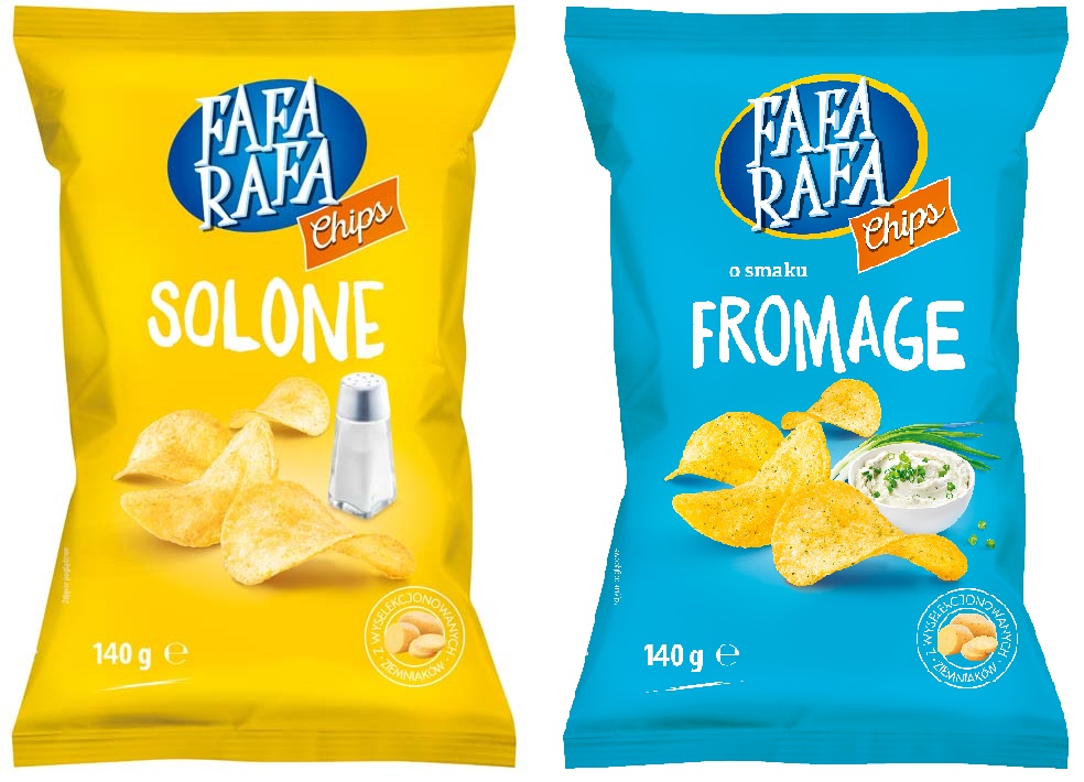 Fafa Rafa chipsy sol/fromage 140g sort