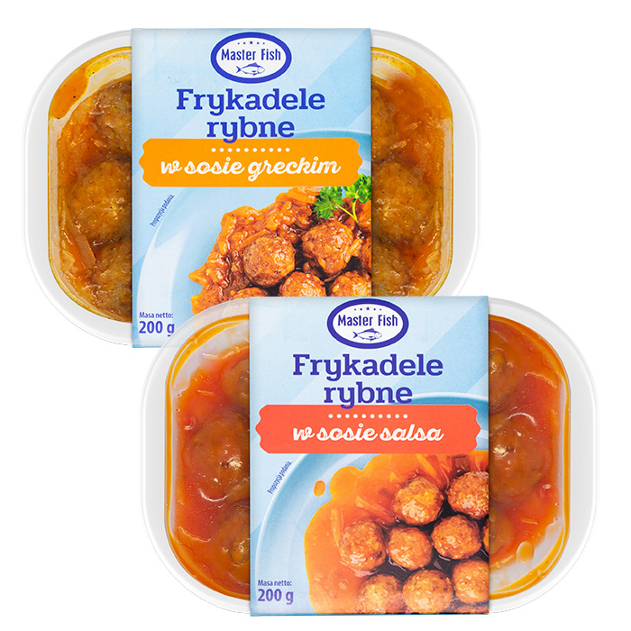 Frykadele w sosie salsa/greckim Master Fish 200g