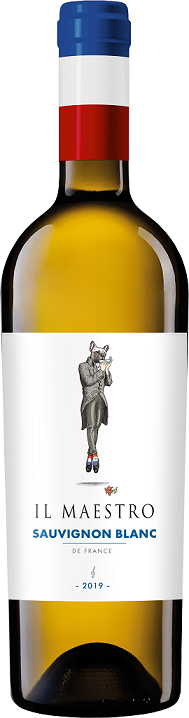 Wino białe wytrawne Maestro SauvignonBlanc 12% 0,75L