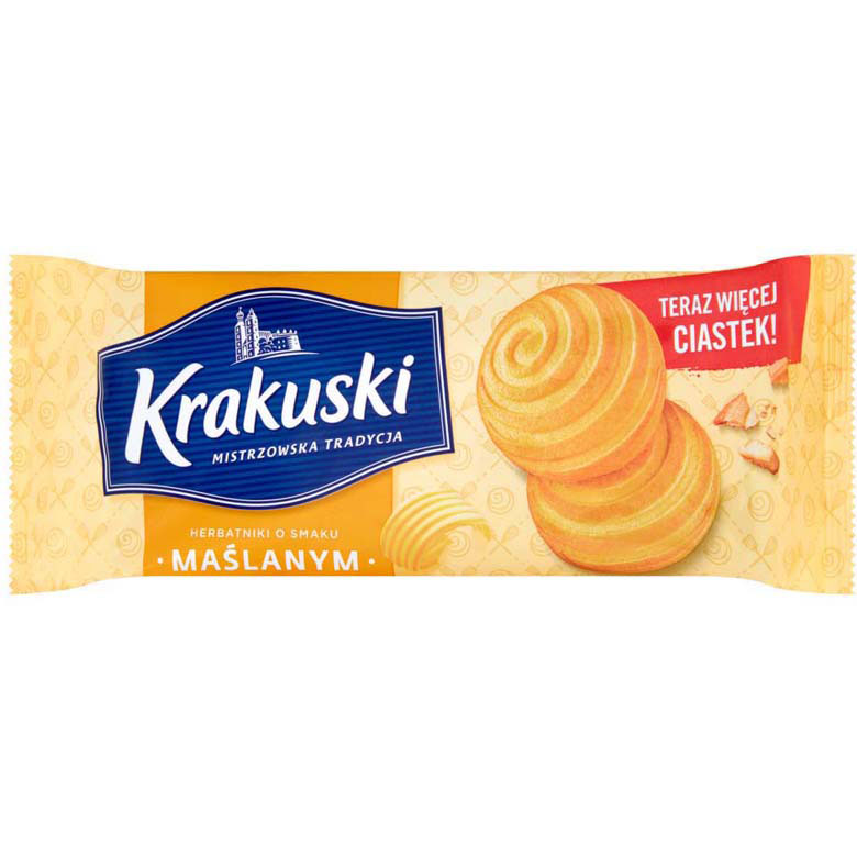 Herbatniki maślane Krakuski 201g esklep.polomarket.pl