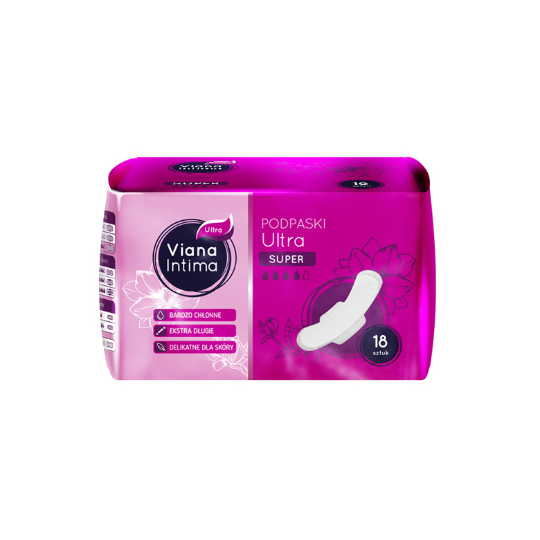 Podpaski ultra super Viana Intima 18szt.