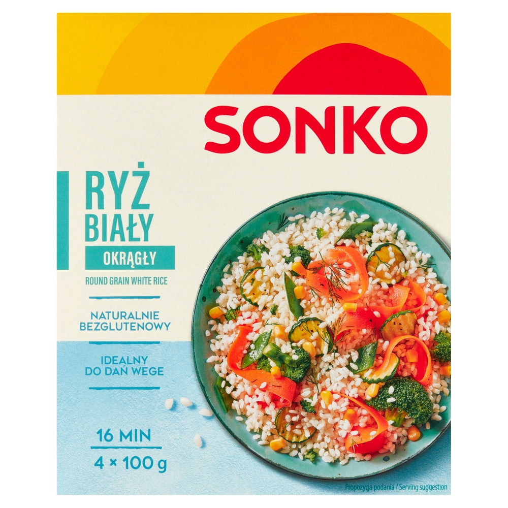 Ryż okrągły Sonko 4x100g