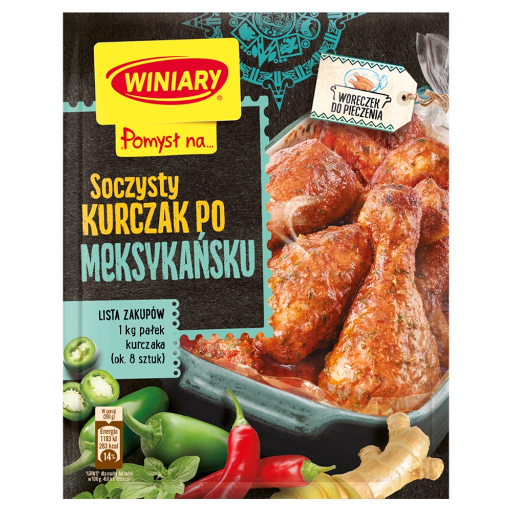 Pomysł Na Soczystego Kurczaka po Meksykańsku Winiary 38g