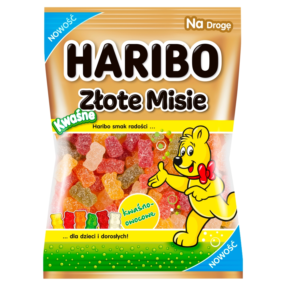 Żelki Złote Misie kwaśne  Haribo 85g esklep.polomarket.pl