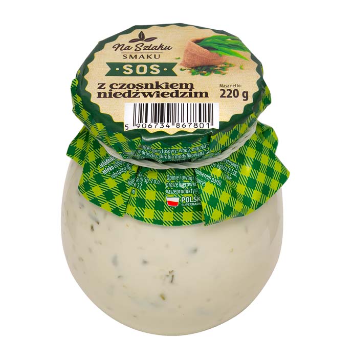 Na Szlaku Smaku Sos z czosnkiem niedźwiedzim 220g