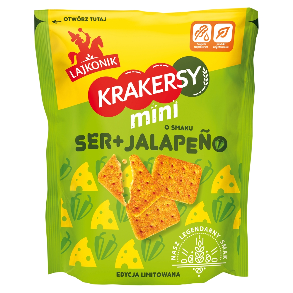 Krakersy Ser Jalapeno Lajkonik 100g